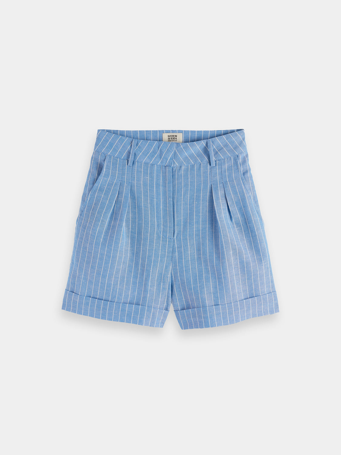 Printed shorts by Scotch & Soda featuring vibrant floral patterns and casual fit, perfect for summer wear.