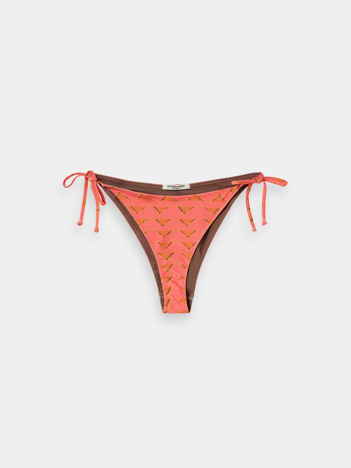 Printed bikini bottom from Scotch & Soda, swimwear with vibrant pattern and fitted design for stylish beachwear.