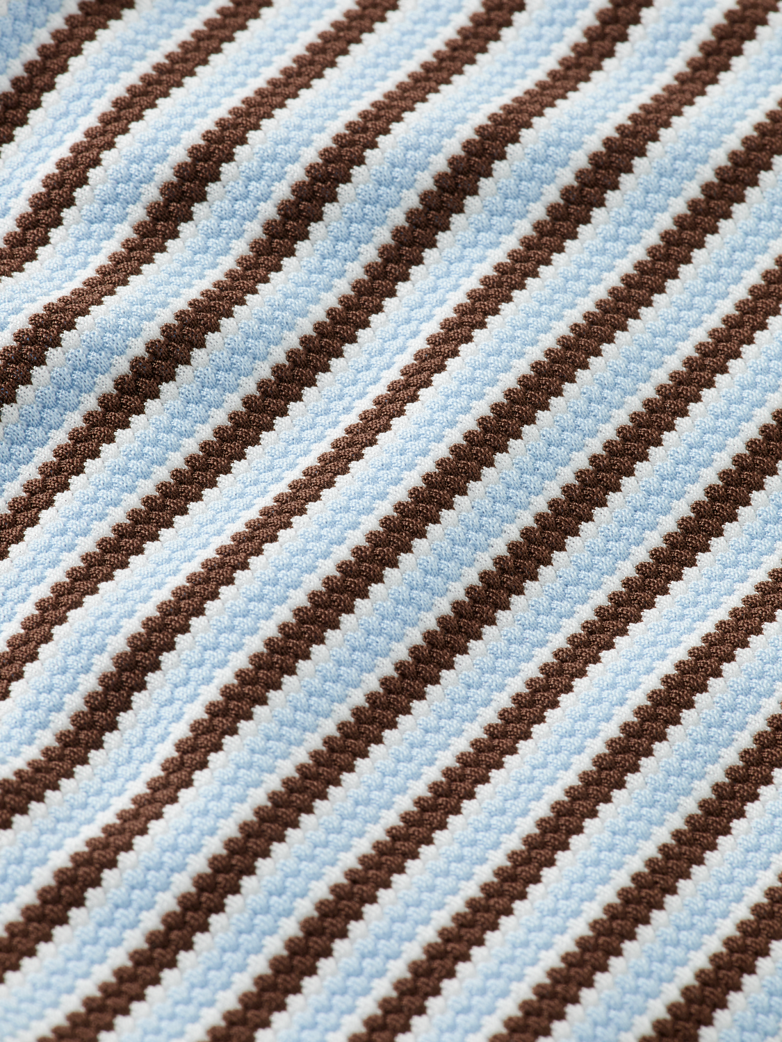 Striped bikini bottom from SCOTCH & SODA swimwear featuring blue and white horizontal stripes.