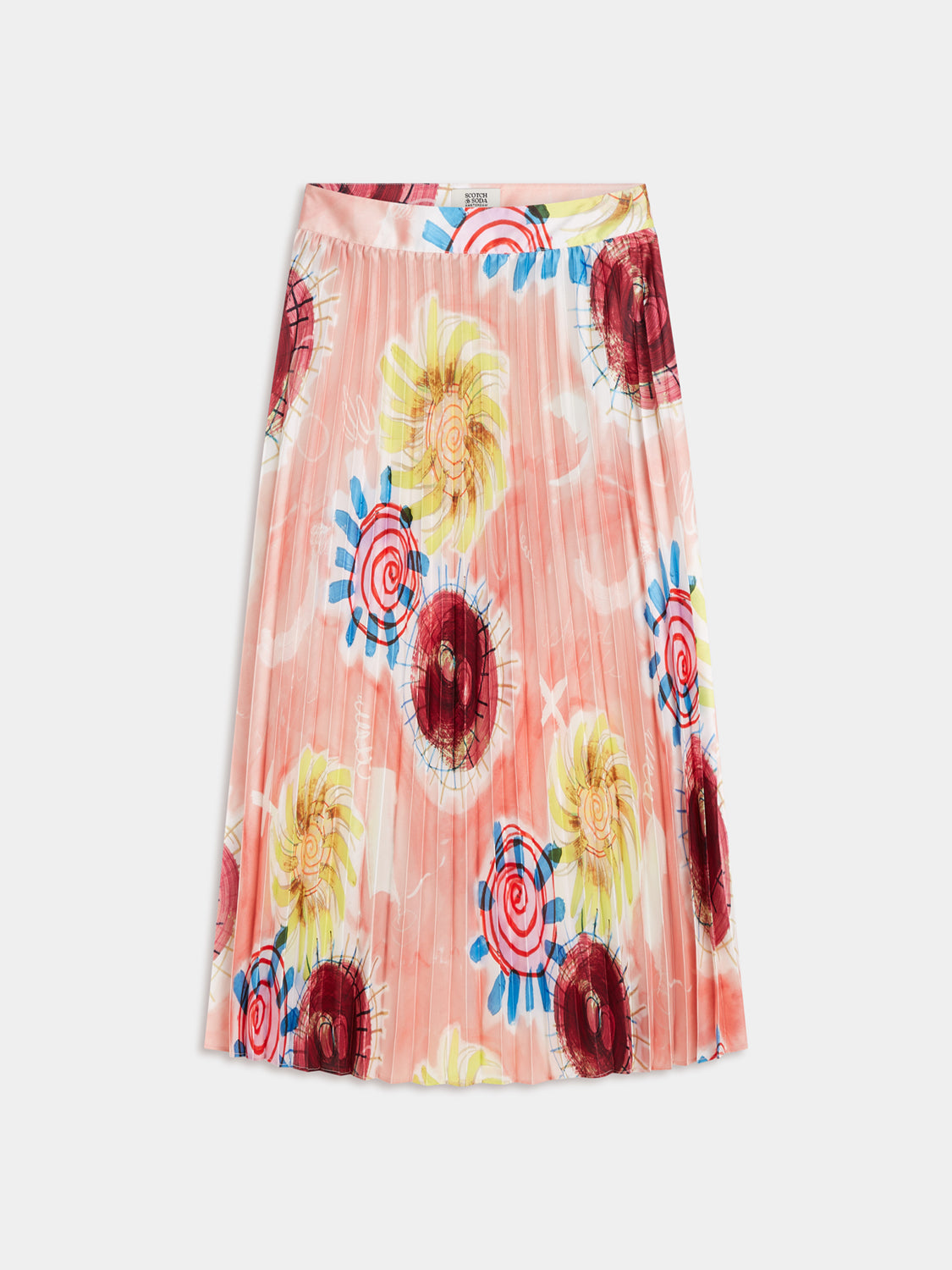Pleated midi skirt - Scotch & Soda NZ
