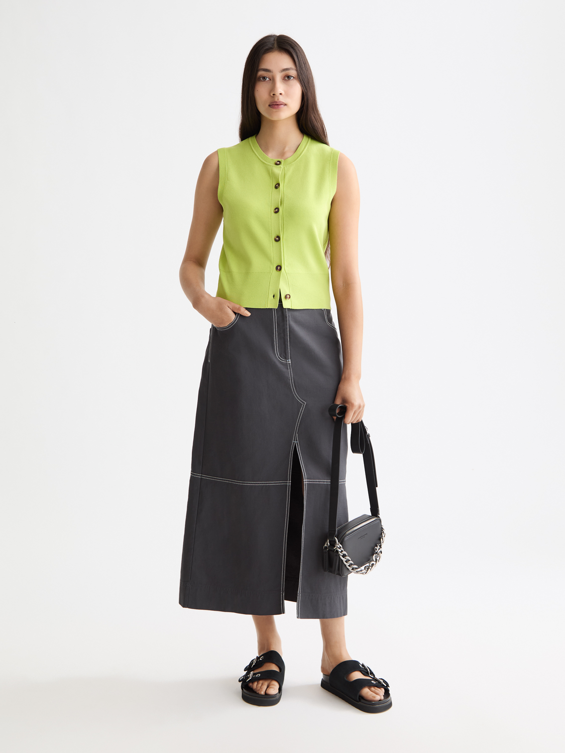 Workwear midi skirt - Scotch & Soda NZ