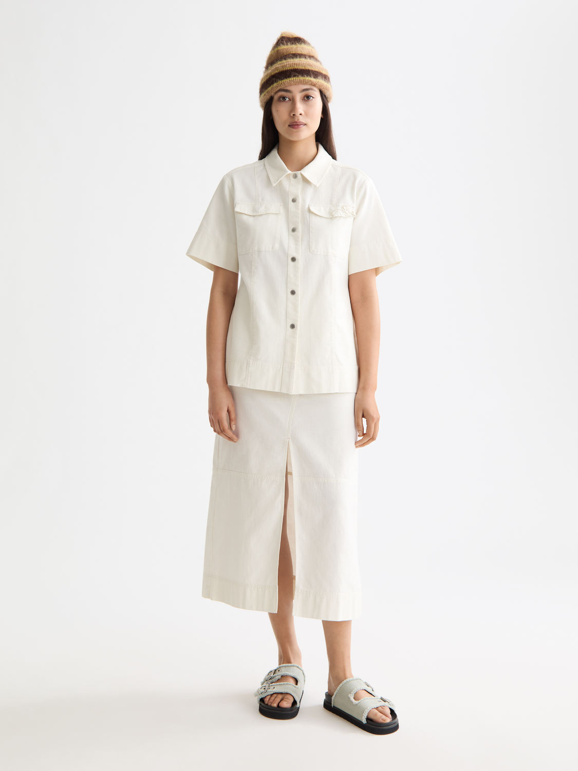 Workwear midi skirt - Scotch & Soda NZ