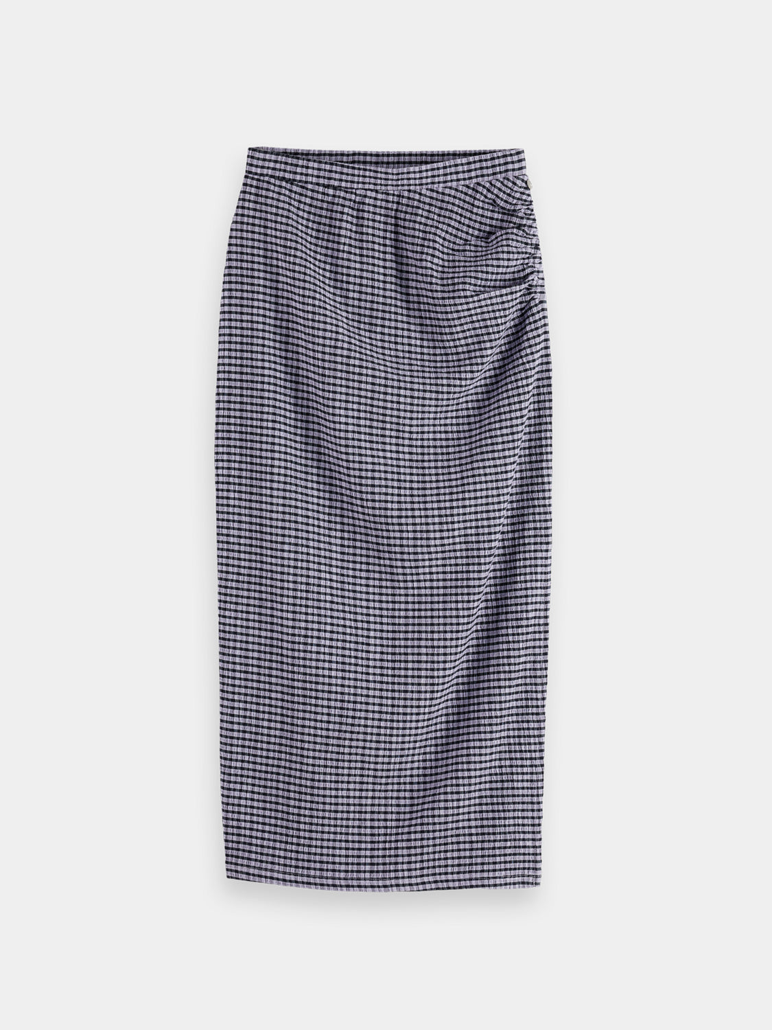 Gingham midi skirt - Scotch & Soda NZ