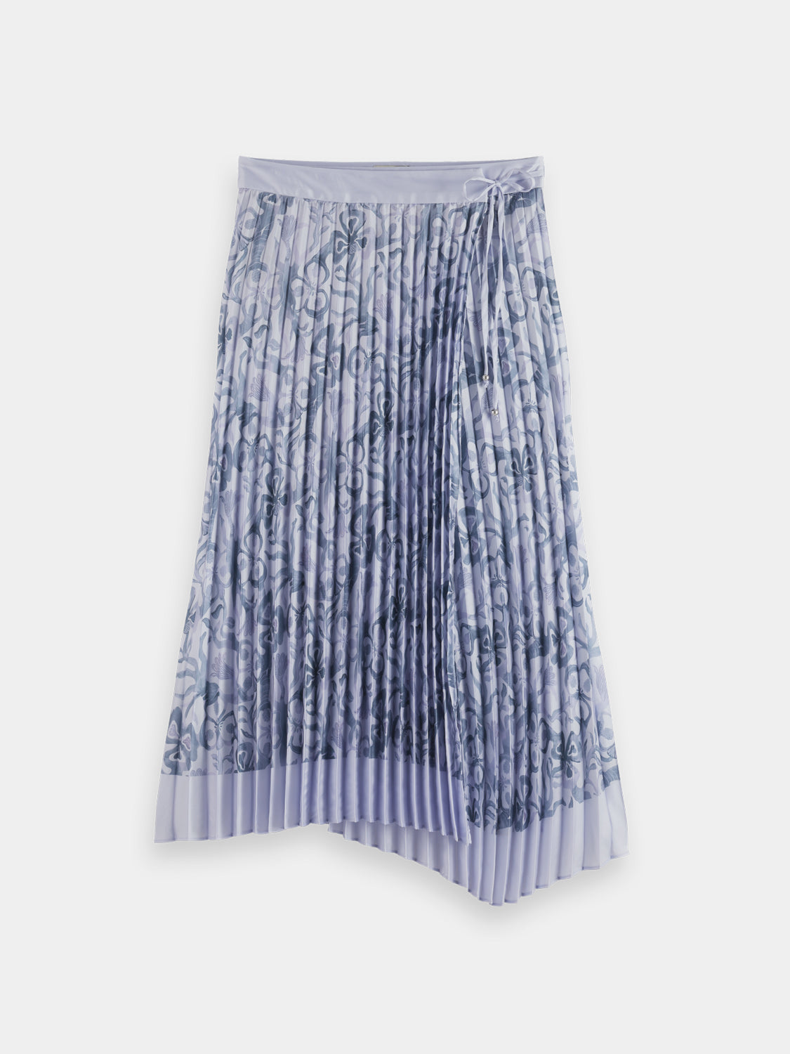 Asymmetrical pleated skirt - Scotch & Soda NZ