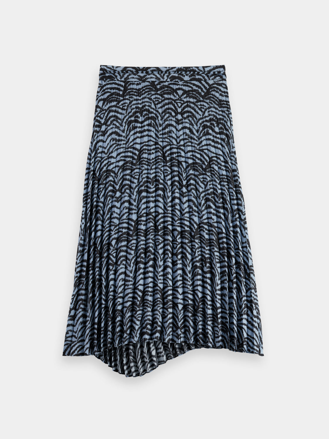 Asymmetrical pleated skirt - Scotch & Soda NZ