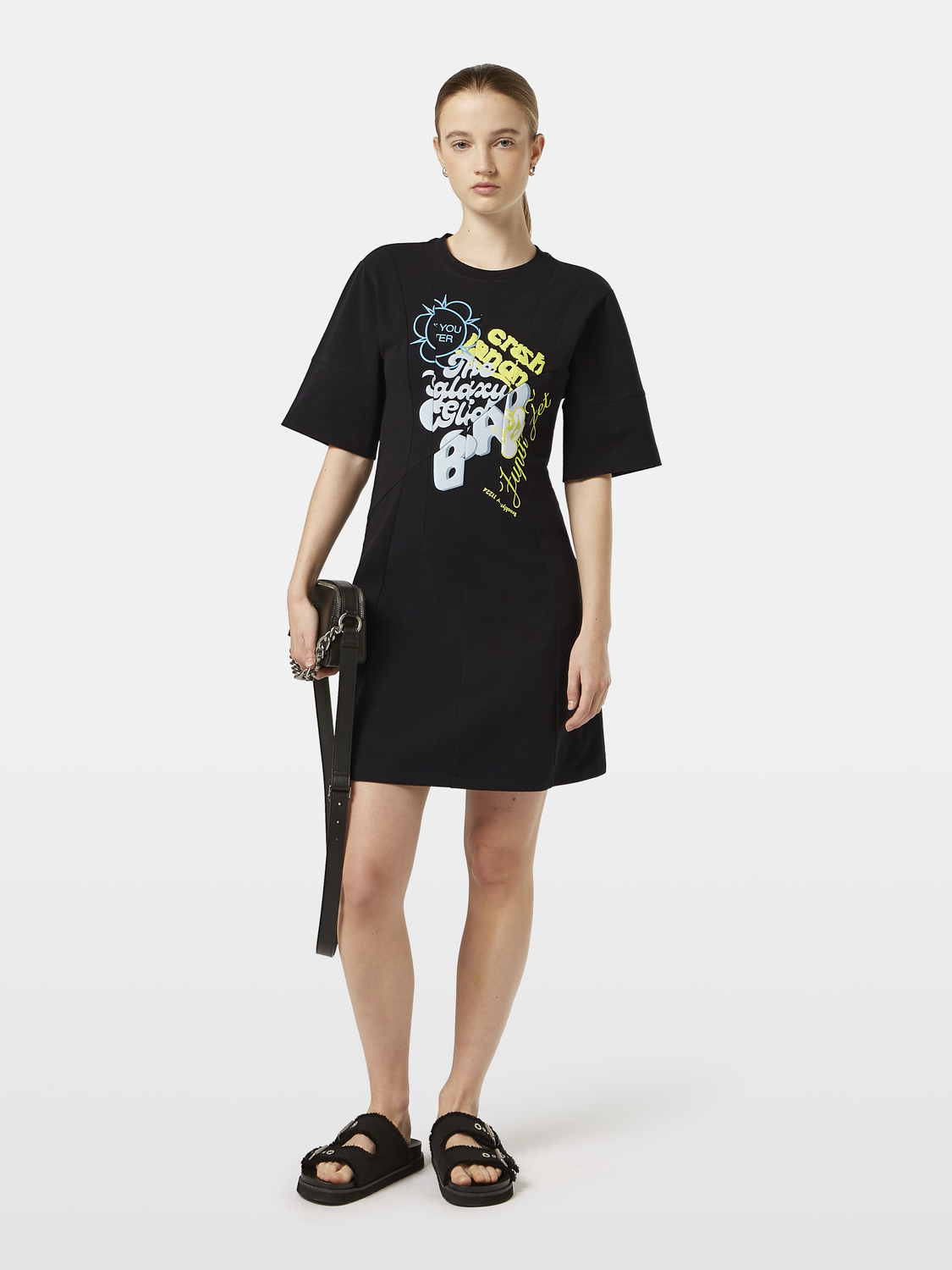 SCOTCH & SODA jersey t-shirt dress in a relaxed silhouette, front view