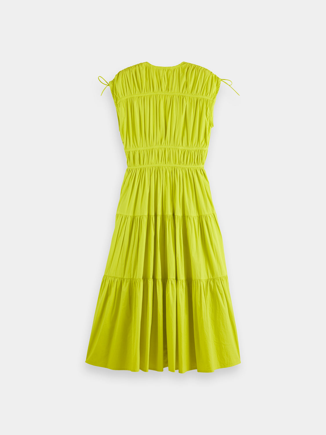 Tiered poplin midi dress - Scotch & Soda NZ