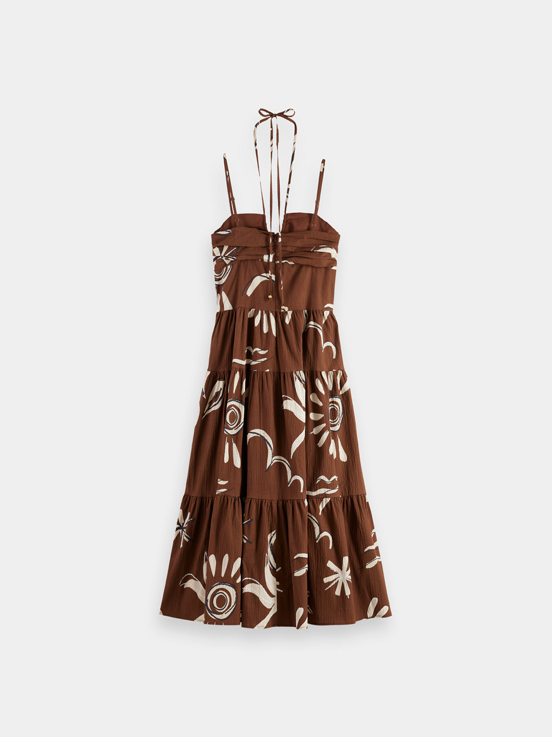 Seersucker midi dress - Scotch & Soda NZ