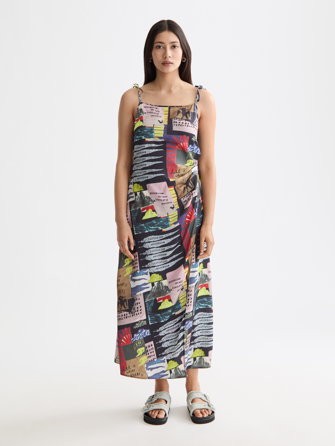 Midi slip dress - Scotch & Soda NZ
