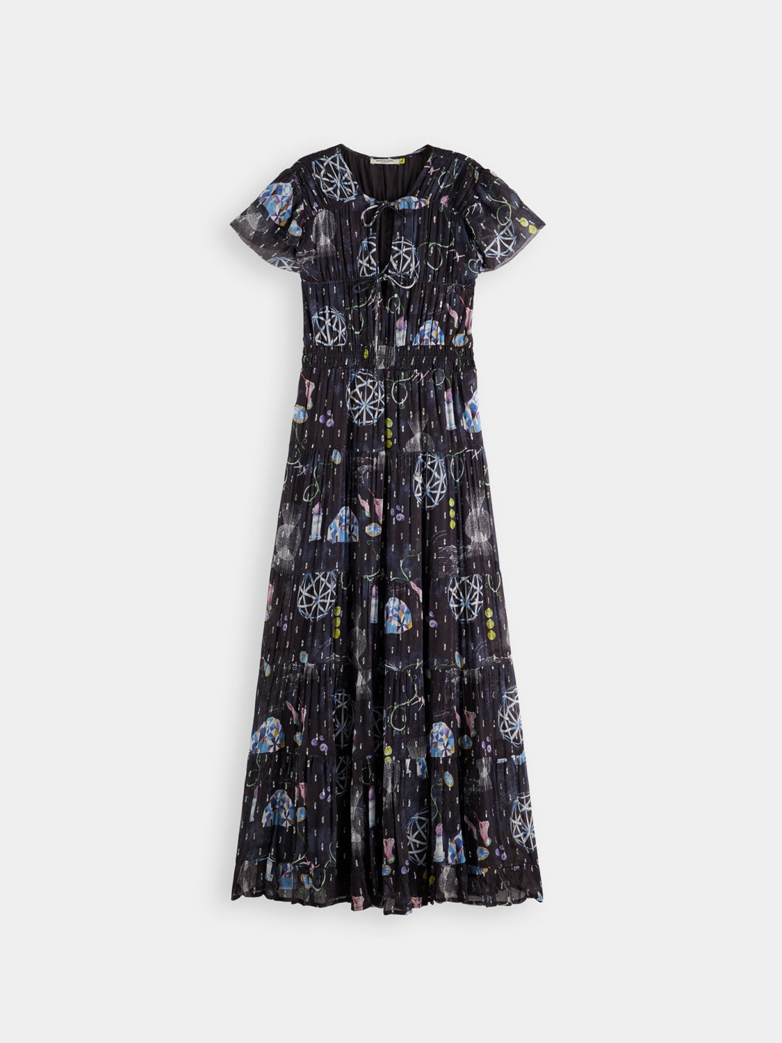 Gathered maxi dress - Scotch & Soda NZ