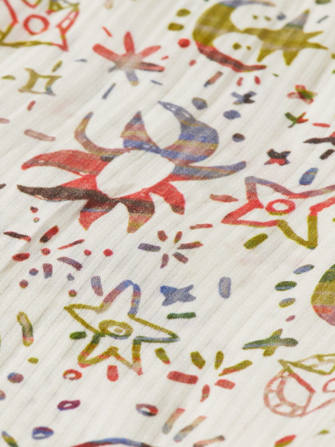 SCOTCH & SODA printed mini dress with an all-over pattern and short silhouette