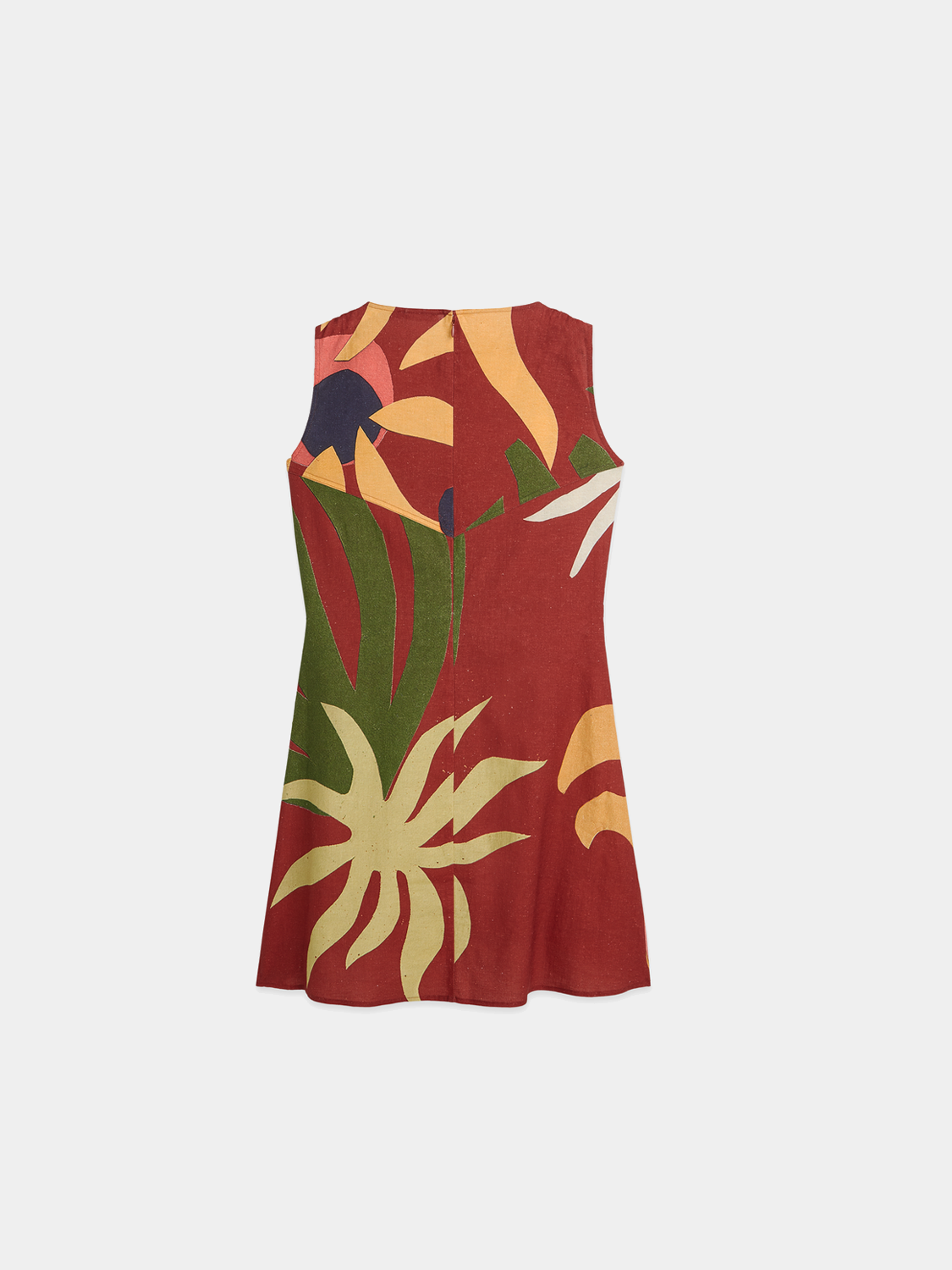 Printed mini dress from Scotch & Soda, showcasing a stylish pattern, short length, and feminine silhouette.