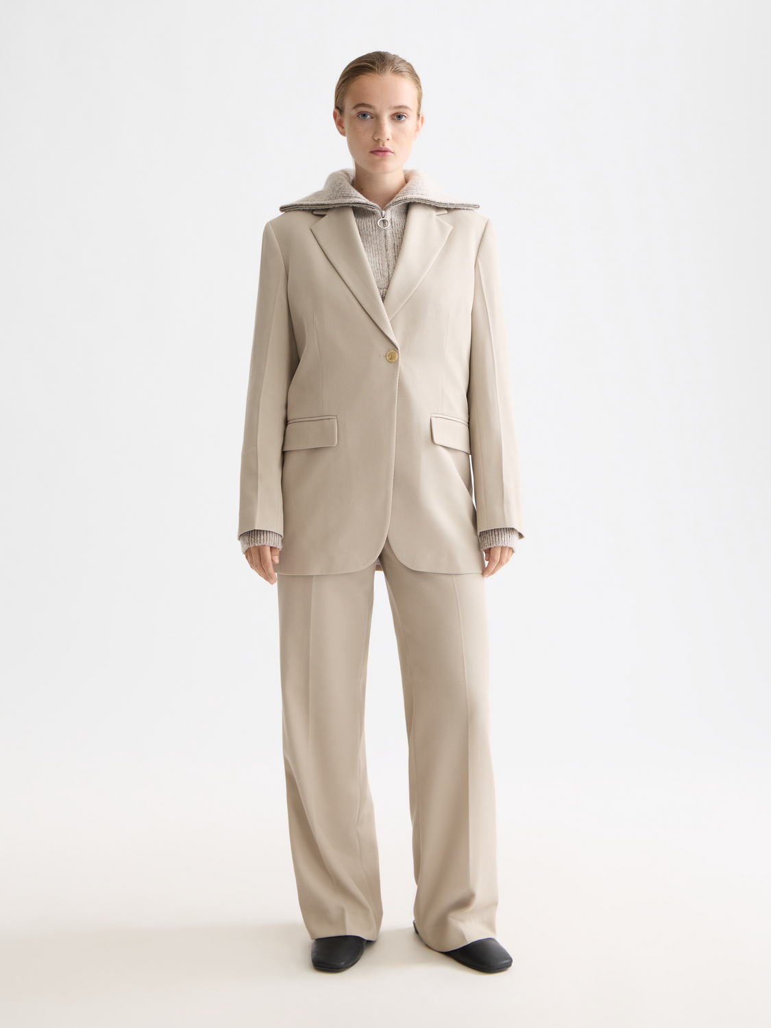 Edie wide fit pants - Scotch & Soda NZ