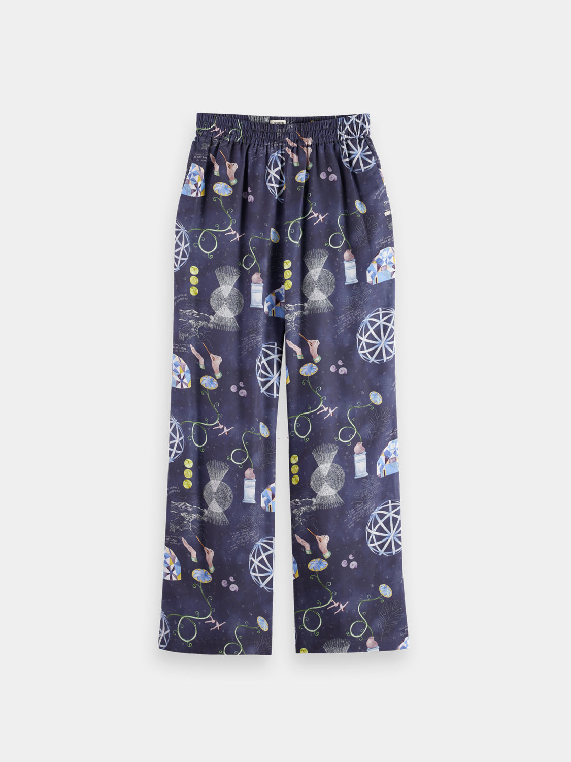 Gia wide fit pants - Scotch & Soda NZ
