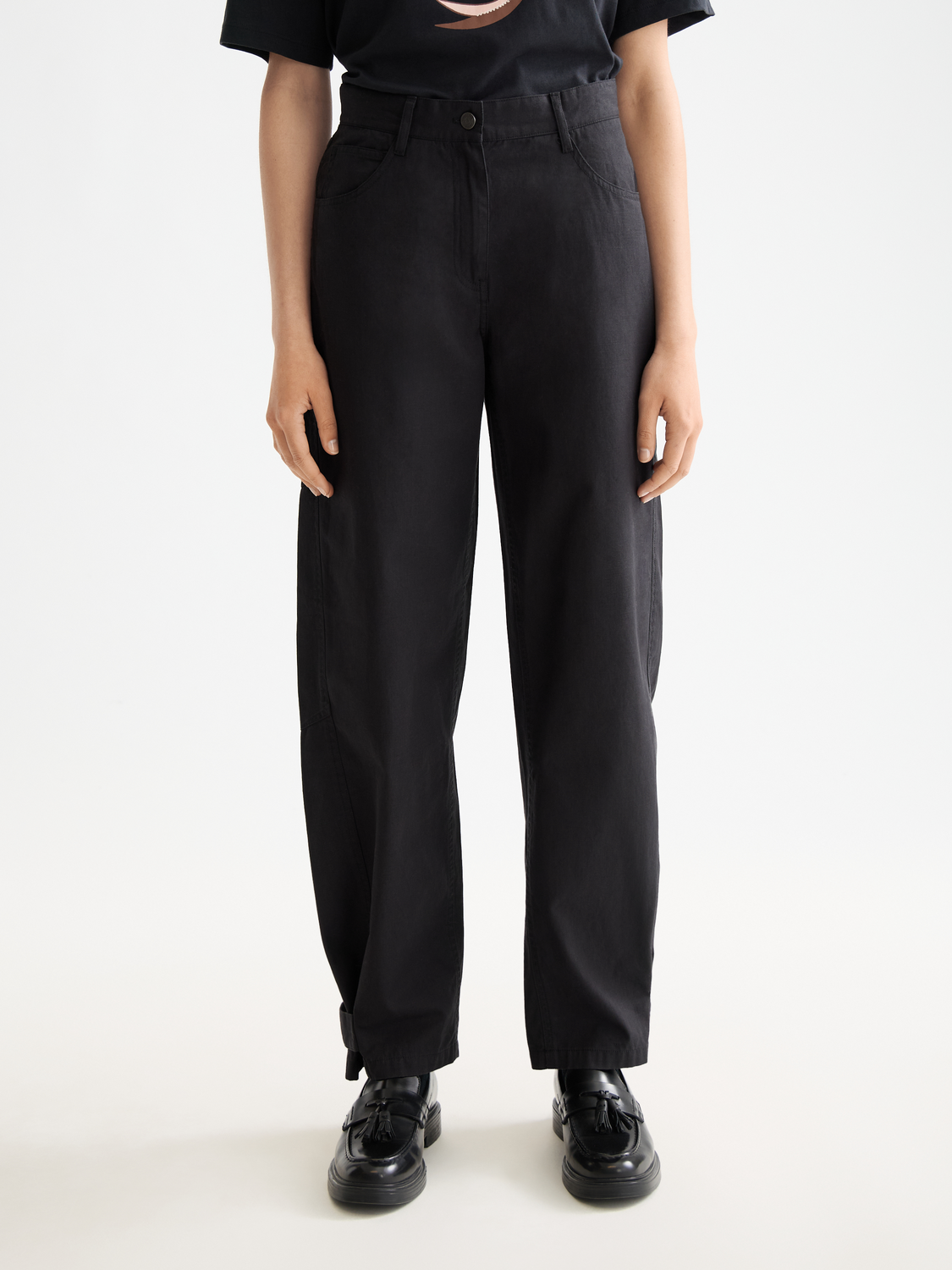 Lotus barrel leg pants - Scotch & Soda NZ