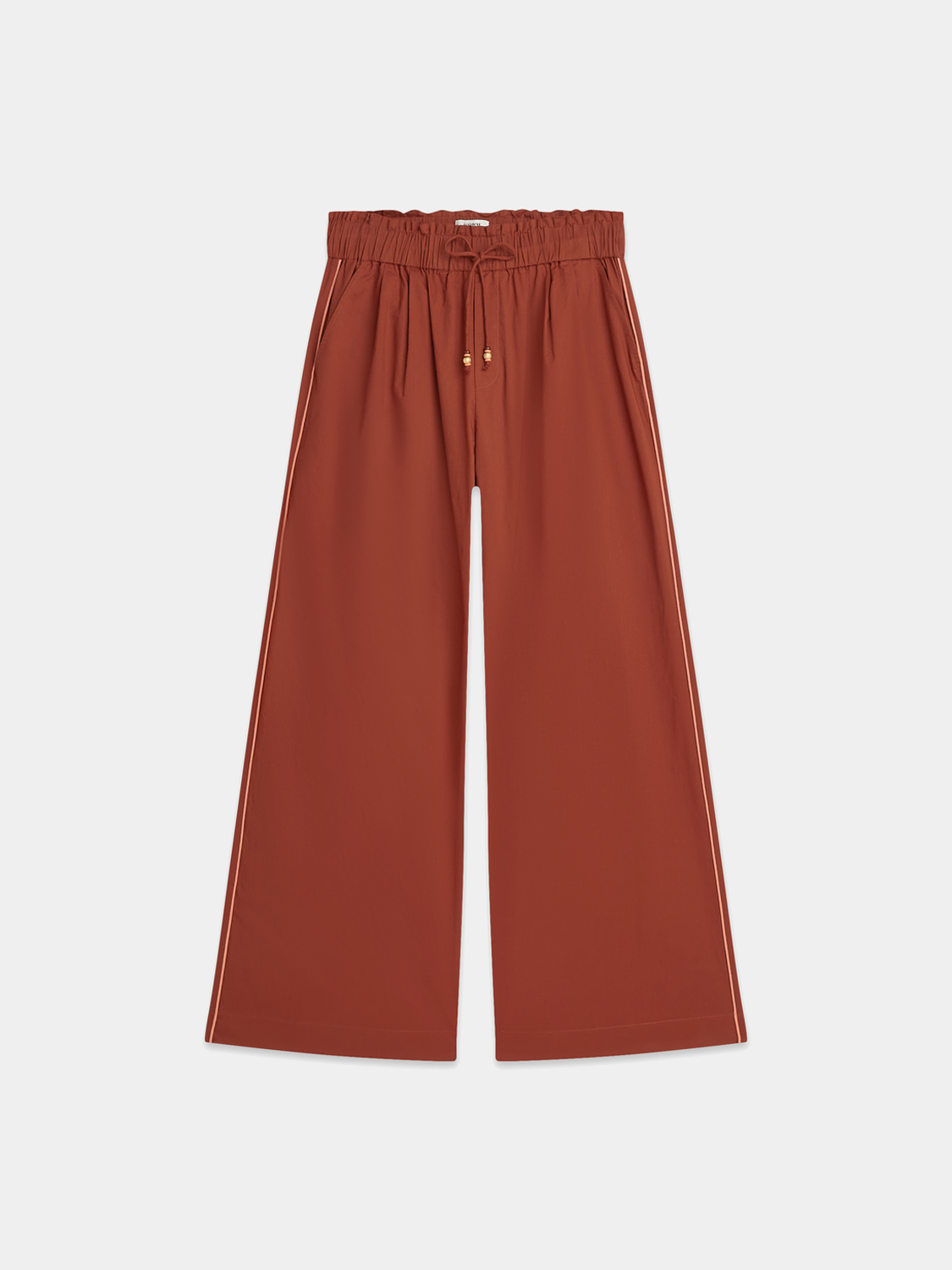 Wide-fit pants by Scotch & Soda featuring a relaxed fit and stylish design, shown in the image.