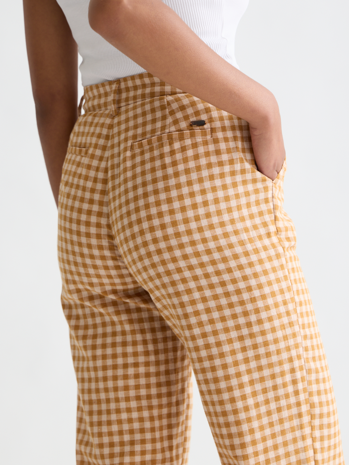 Wide-fit Edie pants by Scotch & Soda, featuring a relaxed silhouette and stylish design, shown in the image.
