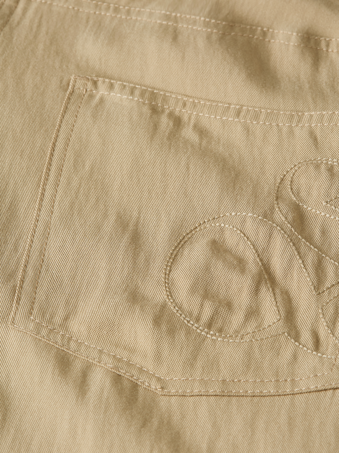 Scotch & Soda Lotus barrel leg pants in denim showcasing relaxed fit and stylish design, front view of the pants.