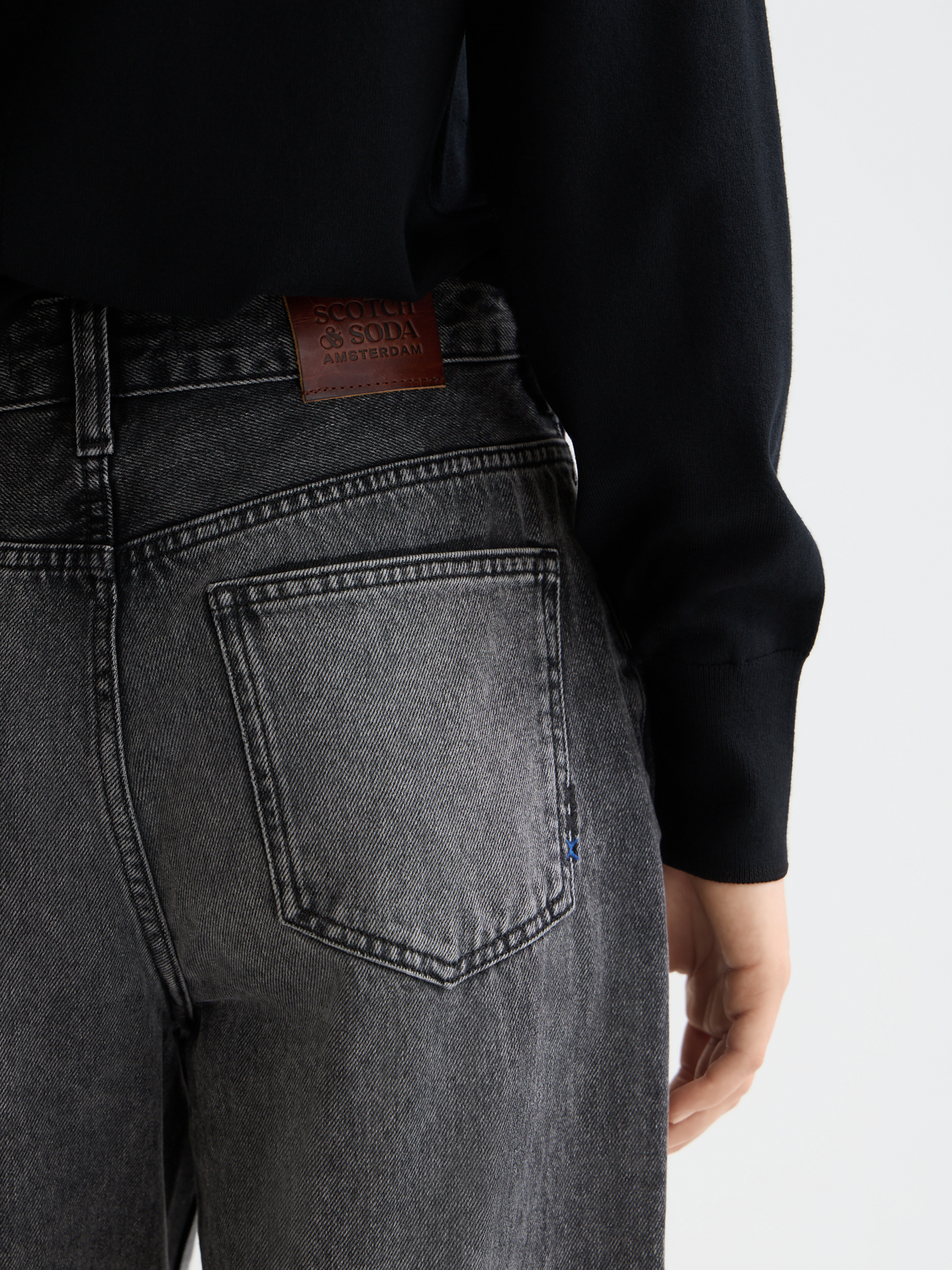 Ripple straight fit denim jeans by Scotch & Soda displayed on a model, showcasing the classic fit and stylish design.