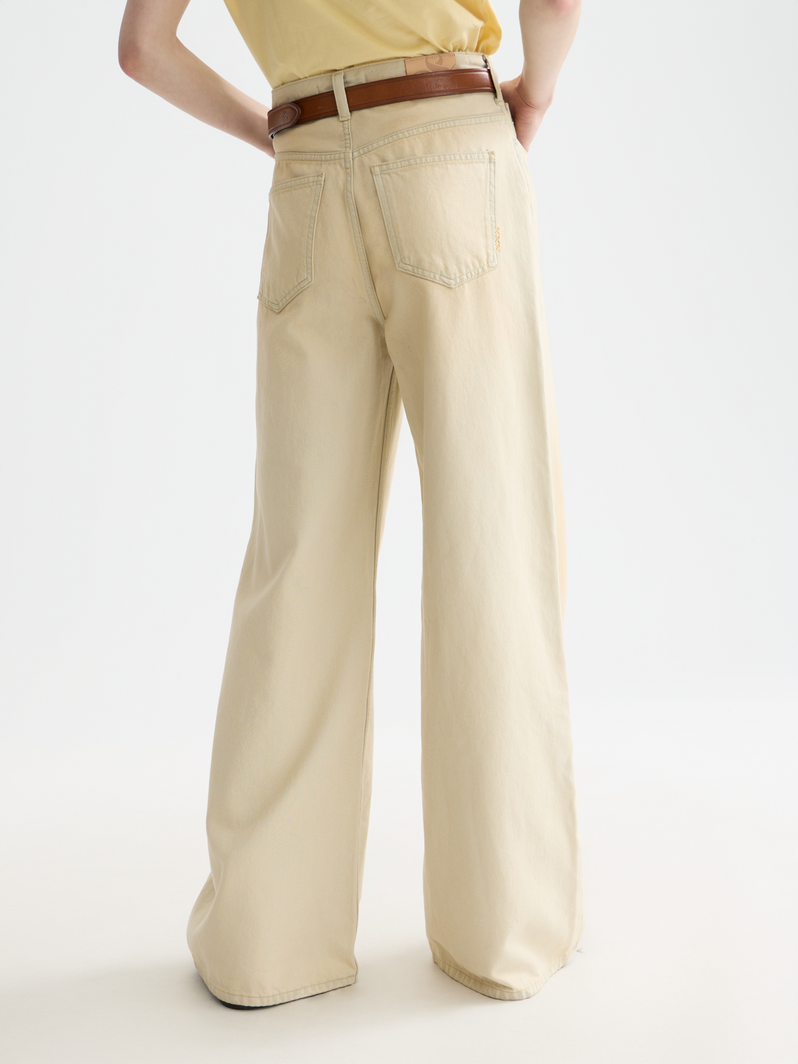 SCOTCH & SODA Wave wide leg fit denim jeans in a relaxed silhouette