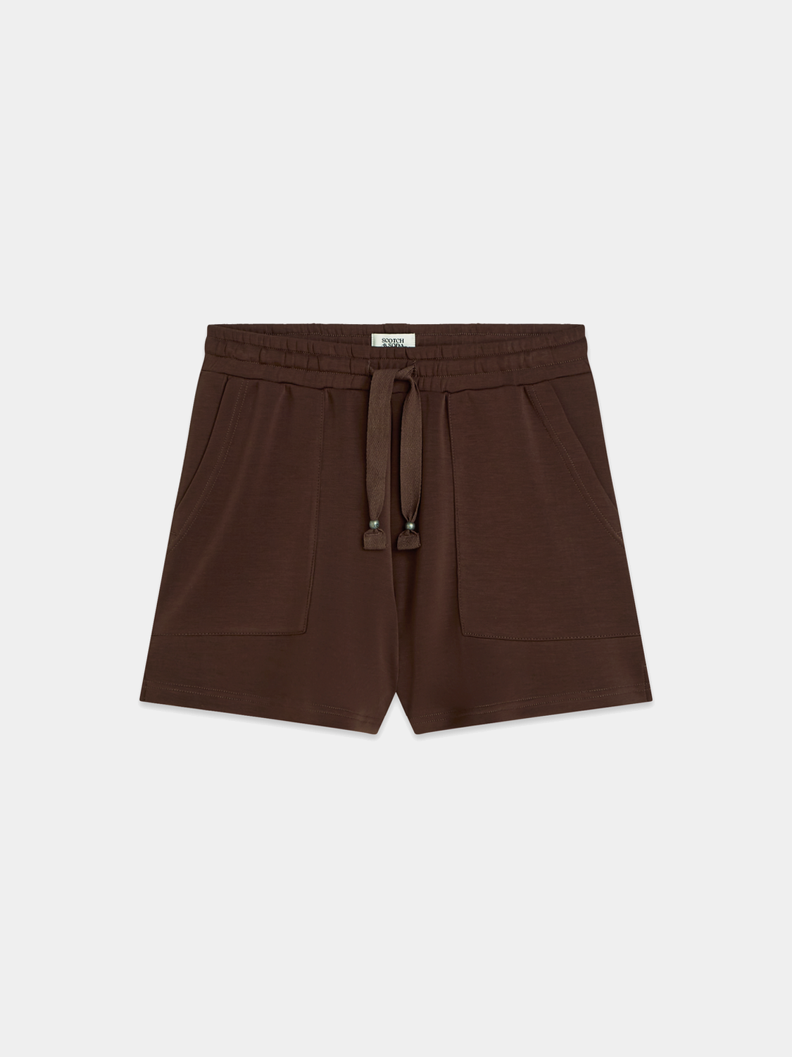 Light blue Tencel shorts from Scotch & Soda with a relaxed fit and casual style, displayed on a plain background.