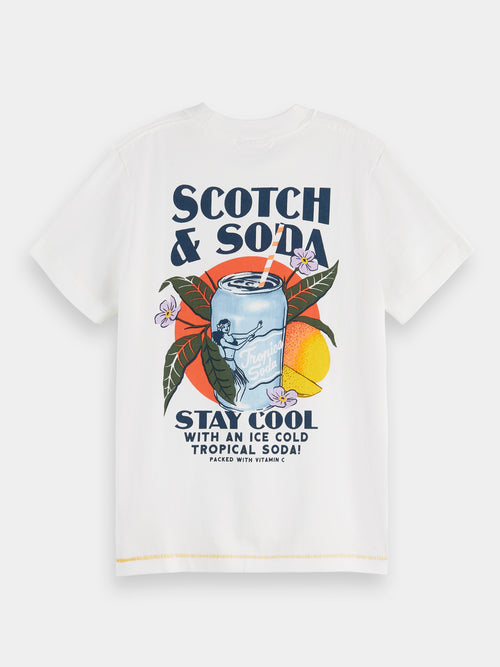 Markeret rack jeg er syg Relaxed-fit organic cotton T-shirt | Scotch & Soda NZ