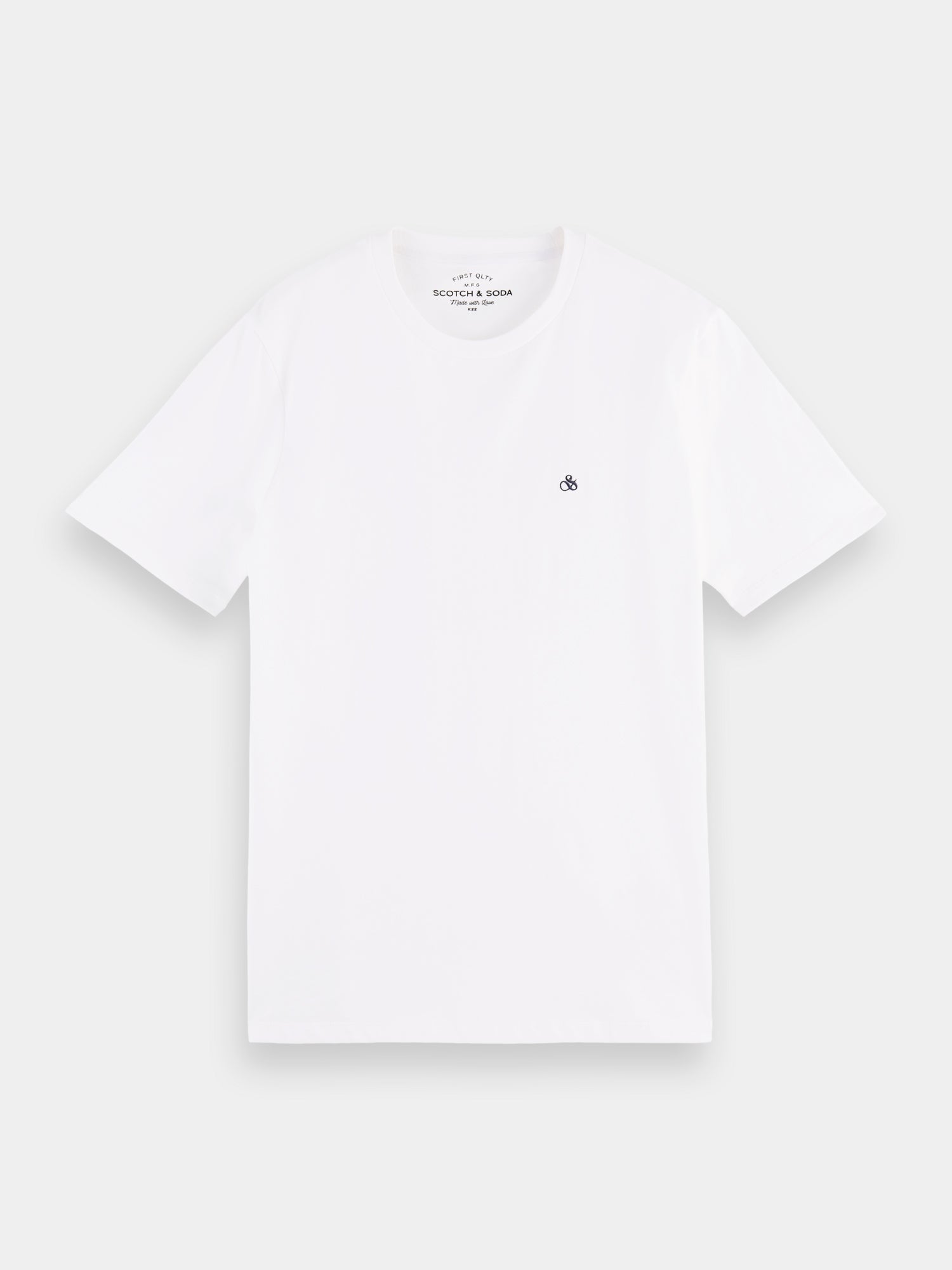 Organic cotton jersey t-shirt - Scotch & Soda NZ